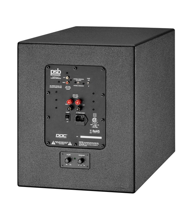 SW-12P背面 （12寸有源超低频音箱）